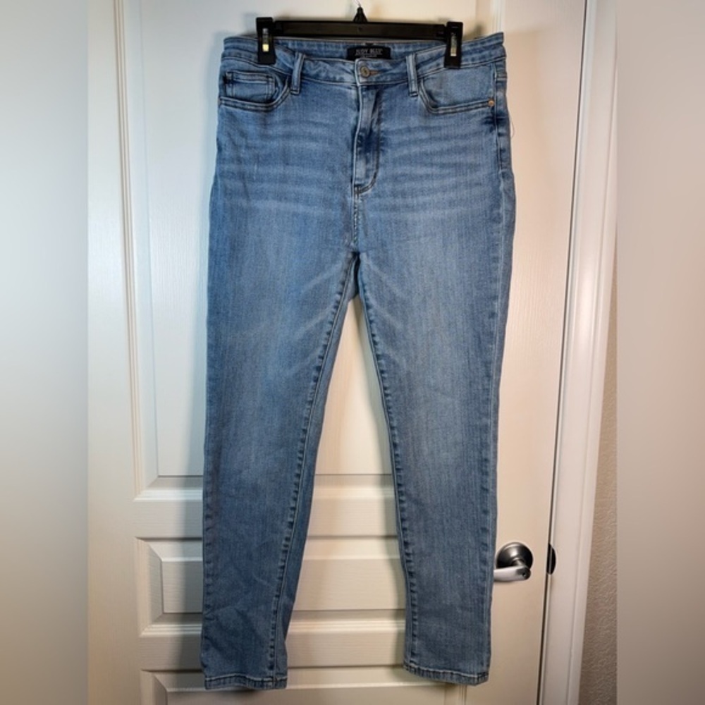Judy Blue Denim Blue Skinny Jeans Size 13/31 EUC #2061